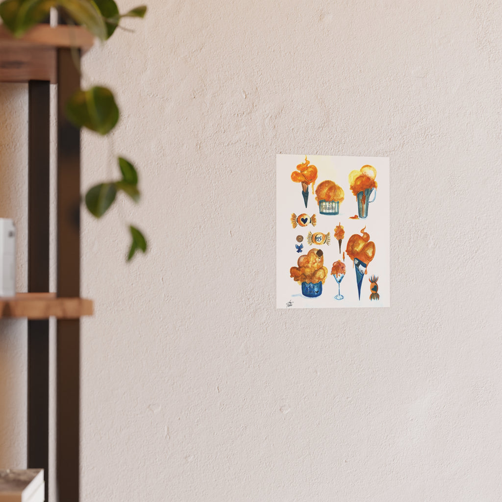OrangeSicle Dreams | Collectible Fine Art Print