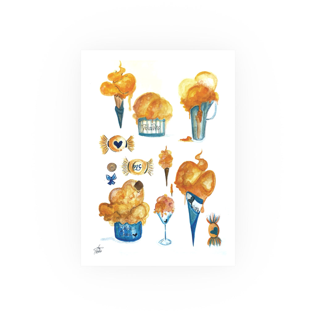 OrangeSicle Dreams | Collectible Fine Art Print