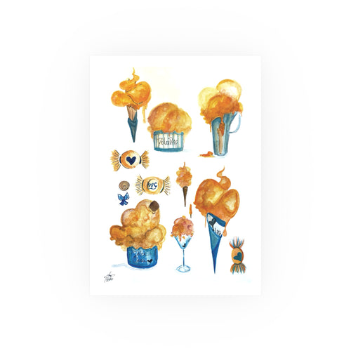 OrangeSicle Dreams | Collectible Fine Art Print